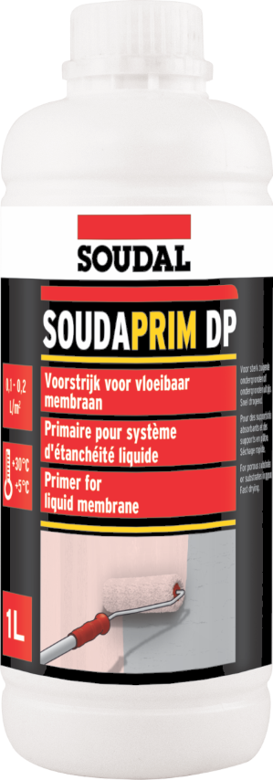 SOUDAL SOUDAPRIM DP - PRIMER FOR LIQUID MEMBRANE - PINK 5L